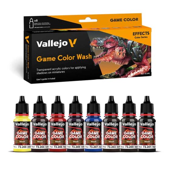Vallejo Paint Set Game Color Wash 72.190