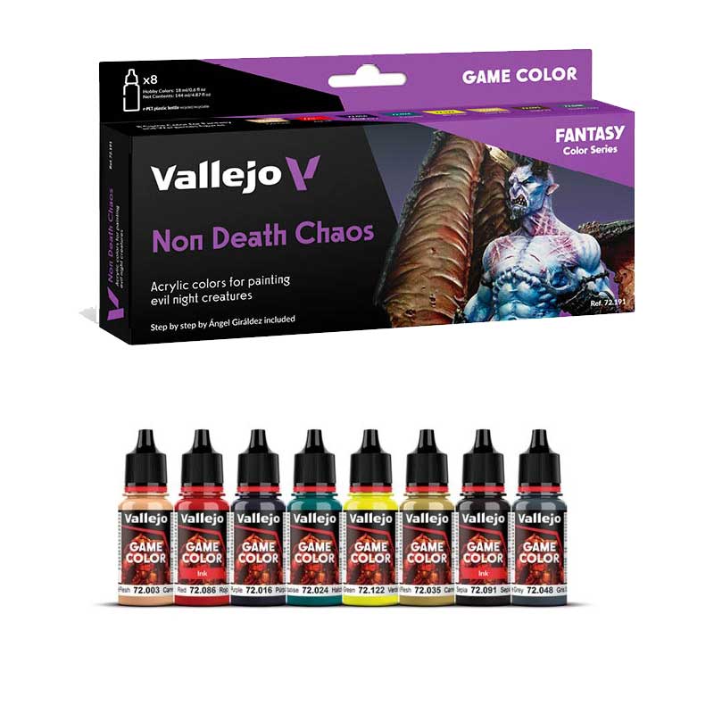 Vallejo Paint Set Non Death Chaos 72.191