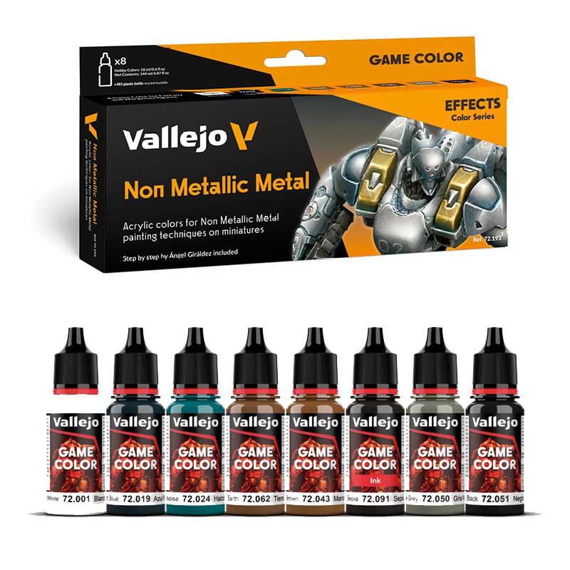 Vallejo Paint Set Non Metallic Metal 72.193