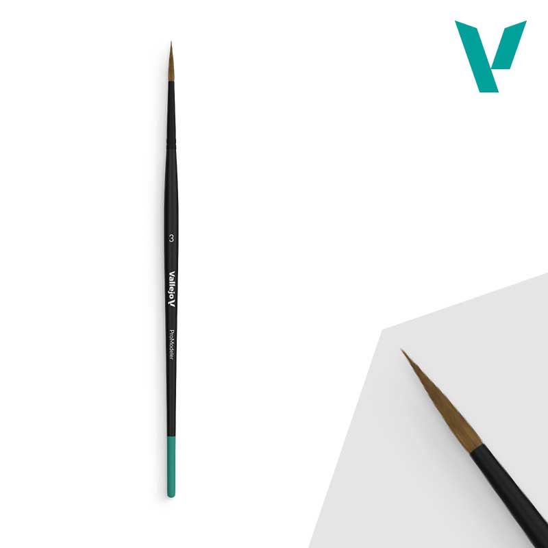 Vallejo Pro Modeler Paint Brush Size 3