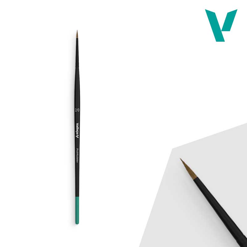 Vallejo Pro Modeler Paint Brush Size 2/0