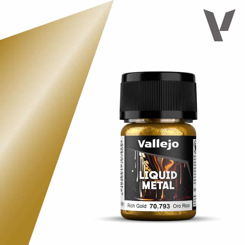 Vallejo Model Color - Rich Gold (18ml) Liquid Metal 70.793