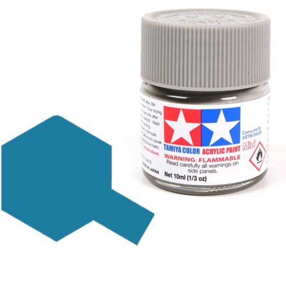 Tamiya Acrylic XF-18 Medium Blue (10ml) 81718 Tamiya Acrylic XF-18 Medium Blue (10ml) 81718