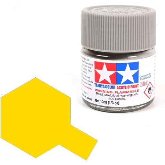 Tamiya Acrylic X-8 Lemon Yellow (10ml) 81508 Tamiya Acrylic X-8 Lemon Yellow (10ml) 81508