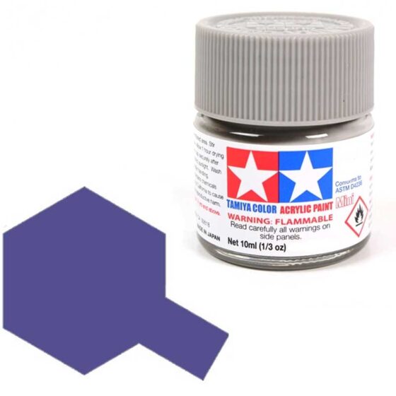 Tamiya Acrylic X-16 Purple (10ml) 81516 Tamiya Acrylic X-16 Purple (10ml) 81516
