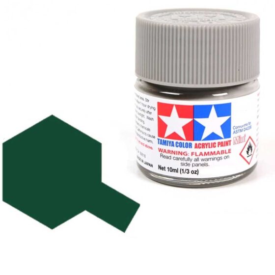Tamiya Acrylic XF-27 Black Green (10ml) 81727 Tamiya Acrylic XF-27 Black Green (10ml) 81727