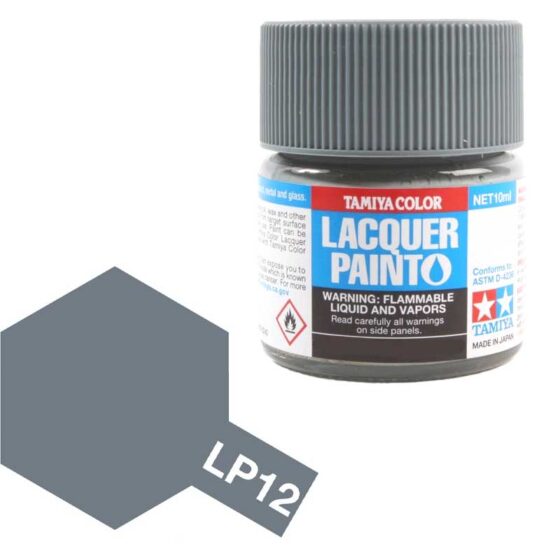 Tamiya Lacquer - LP-12 IJN Gray (Kure Arsenal) (10ml) 82112 Tamiya Lacquer - LP-12 IJN Gray (Kure Arsenal) (10ml) 82112