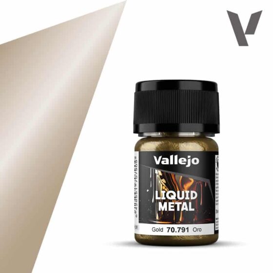 Vallejo Model Color - Gold (18ml) Liquid Metal 70.791