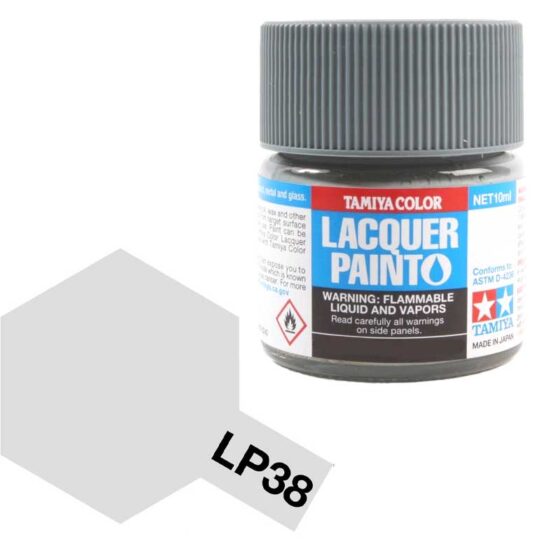 Tamiya Lacquer - LP-38 Flat Aluminum (10ml) 82138 Tamiya Lacquer - LP-38 Flat Aluminum (10ml) 82138