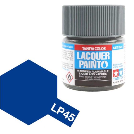 Tamiya Lacquer - LP-45 Racing Blue (10ml) 82145 Tamiya Lacquer - LP-45 Racing Blue (10ml) 82145