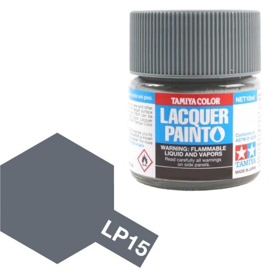 Tamiya Lacquer - LP-15 IJN Gray (Yokosuka A.) (10ml) 82115 Tamiya Lacquer - LP-15 IJN Gray (Yokosuka A.) (10ml) 82115