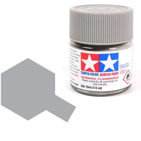 Tamiya Acrylic XF-16 Flat Aluminum (10ml) 81716 Tamiya Acrylic XF-16 Flat Aluminum (10ml) 81716