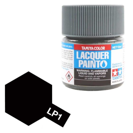 Tamiya Lacquer - LP-1 Black (10ml) 82101 Tamiya Lacquer - LP-1 Black (10ml) 82101