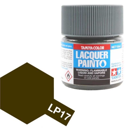 Tamiya Lacquer - LP-17 Linoleum Deck Brown (10ml) 82117 Tamiya Lacquer - LP-17 Linoleum Deck Brown (10ml) 82117