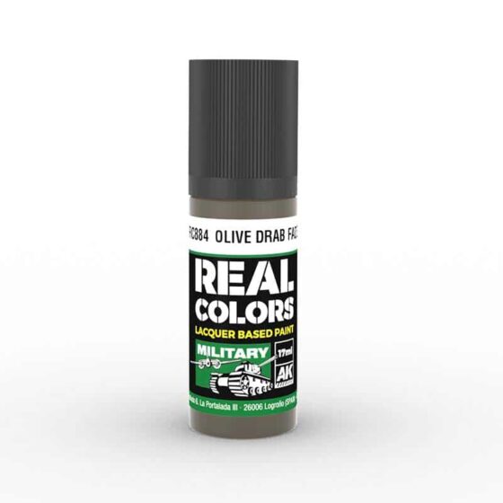 AK Interactive Real Color - Olive Drab Faded (17ml) RC884