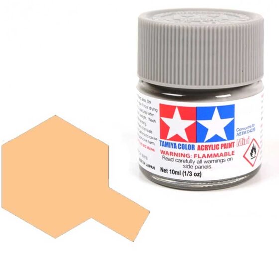Tamiya Acrylic XF-15 Flat Flesh (10ml) 81715 Tamiya Acrylic XF-15 Flat Flesh (10ml) 81715