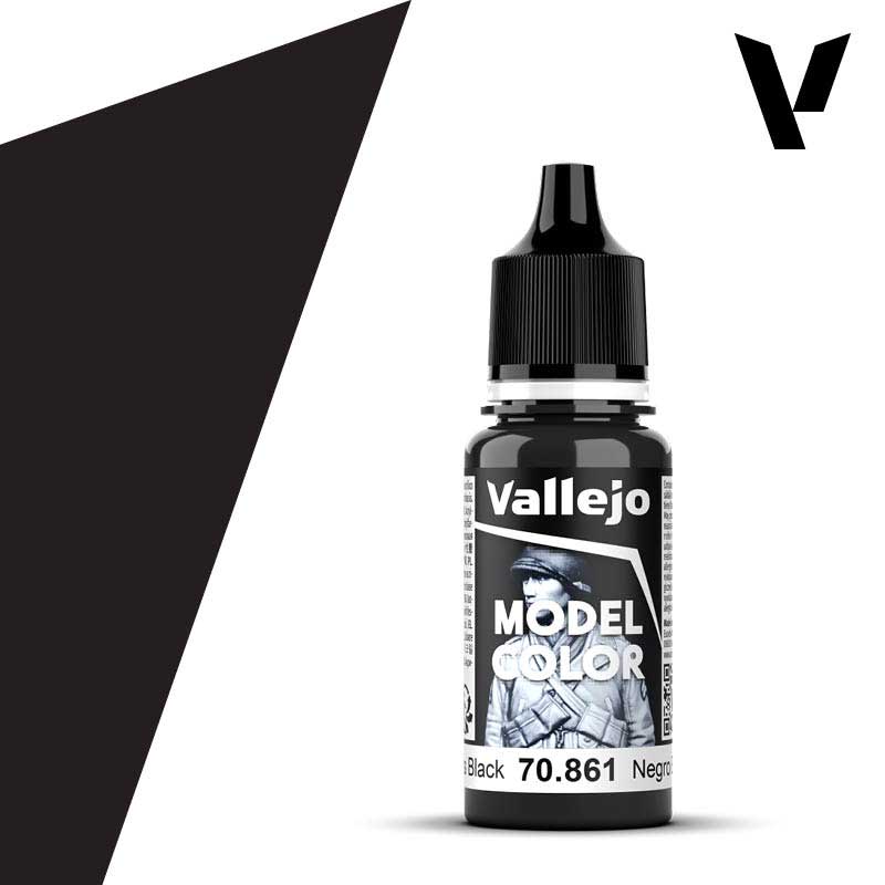 Vallejo Model Color - Glossy Black (18ml) 70.861 Vallejo Model Color - Glossy Black (18ml) 70.861