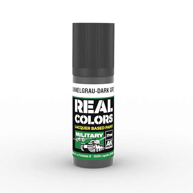 AK Interactive Real Color - Dunkelgrau-Dark Grey RAL 7021 (17ml) RC856