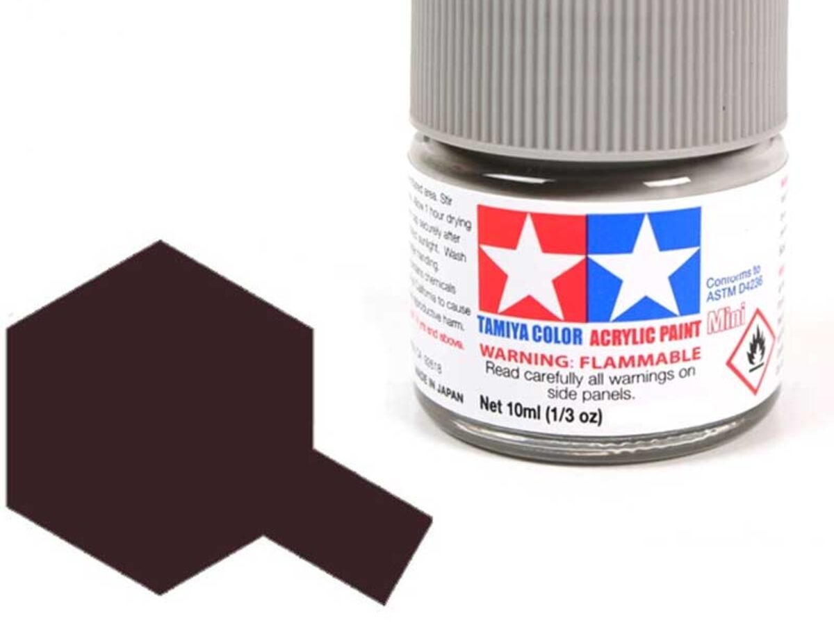 Tamiya Acrylic Paint XF-69 NATO Black - 23ml Bottle, Made In Japan