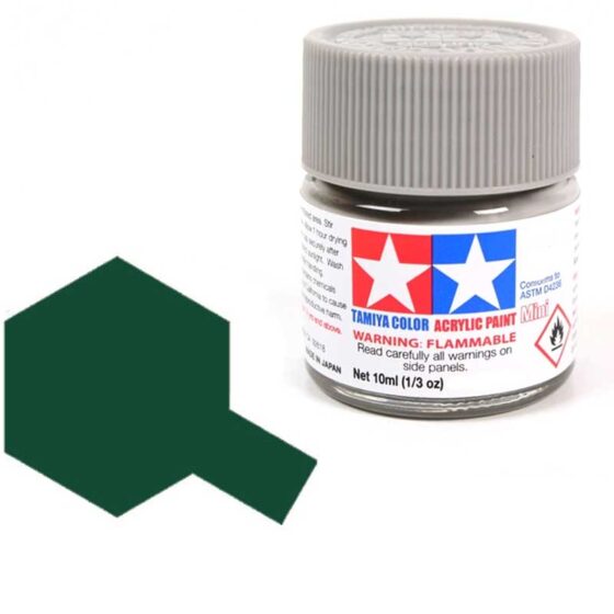 Tamiya Acrylic XF-61 Dark Green (10ml) 81761 Tamiya Acrylic XF-61 Dark Green (10ml) 81761