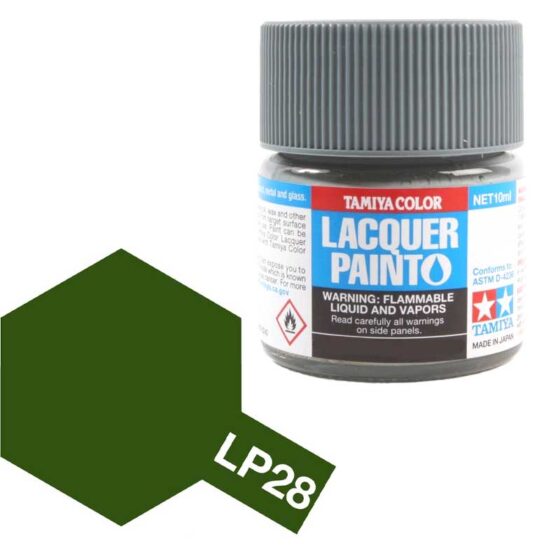 Tamiya Lacquer - LP-28 Olive Drab (10ml) 82128 Tamiya Lacquer - LP-28 Olive Drab (10ml) 82128