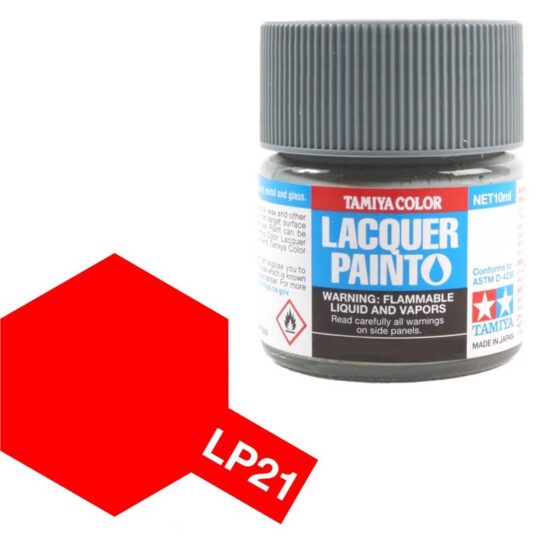 Tamiya Lacquer - LP-21 Italian Red (10ml) 82121 Tamiya Lacquer - LP-21 Italian Red (10ml) 82121