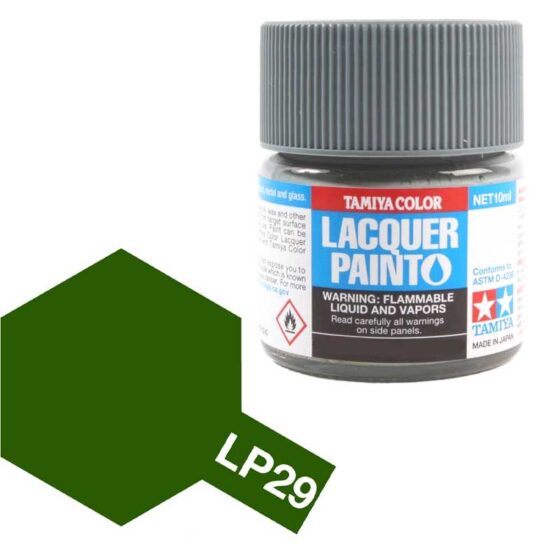 Tamiya Lacquer - LP-29 Olive Drab 2 (10ml) 82129 Tamiya Lacquer - LP-29 Olive Drab 2 (10ml) 82129