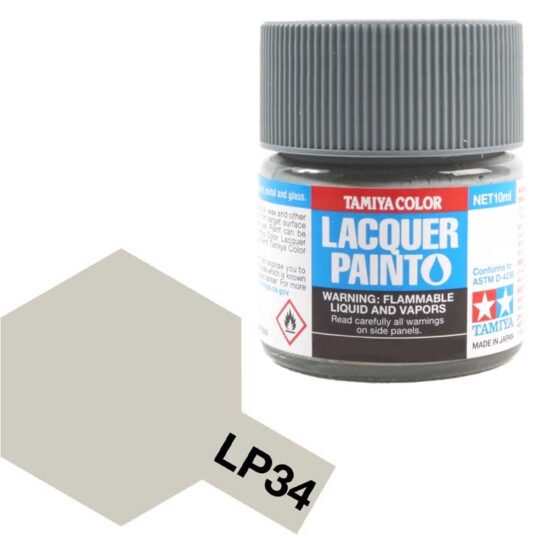 Tamiya Lacquer - LP-34 Light Gray (10ml) 82134 Tamiya Lacquer - LP-34 Light Gray (10ml) 82134