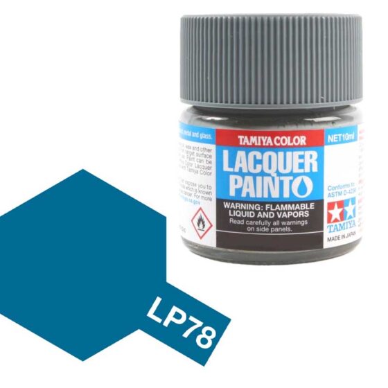 Tamiya Lacquer - LP-78 Flat Blue  (10ml) 82178