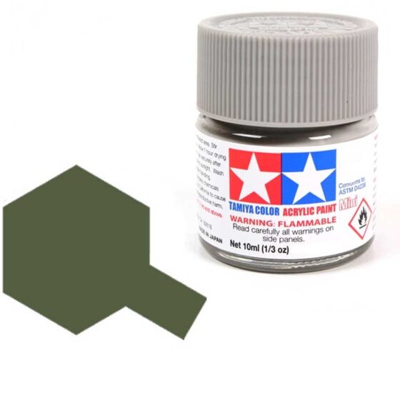 Tamiya Acrylic XF-62 Olive Drab (10ml) 81762 Tamiya Acrylic XF-62 Olive Drab (10ml) 81762