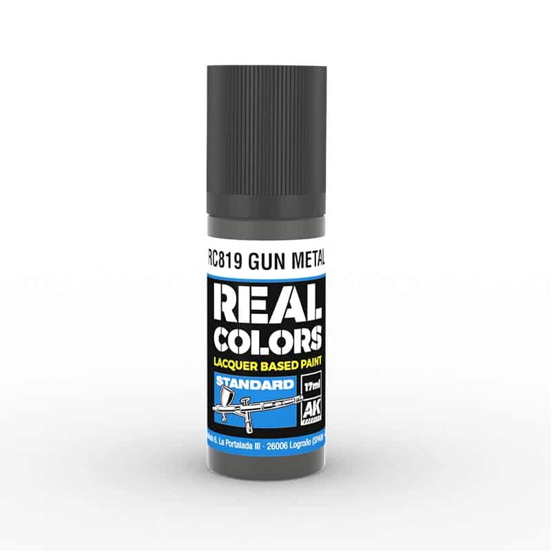 AK Interactive Real Color - Gun Metal (17ml) RC819