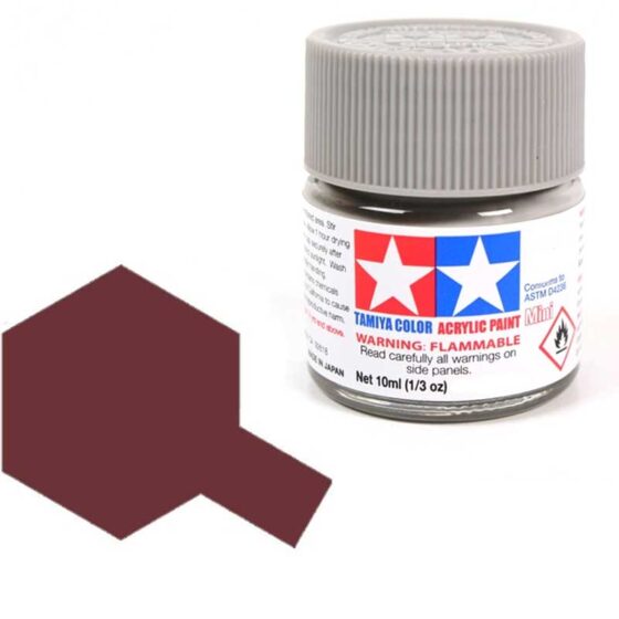 Tamiya Acrylic XF-9 Hull Red (10ml) 81709 Tamiya Acrylic XF-9 Hull Red (10ml) 81709