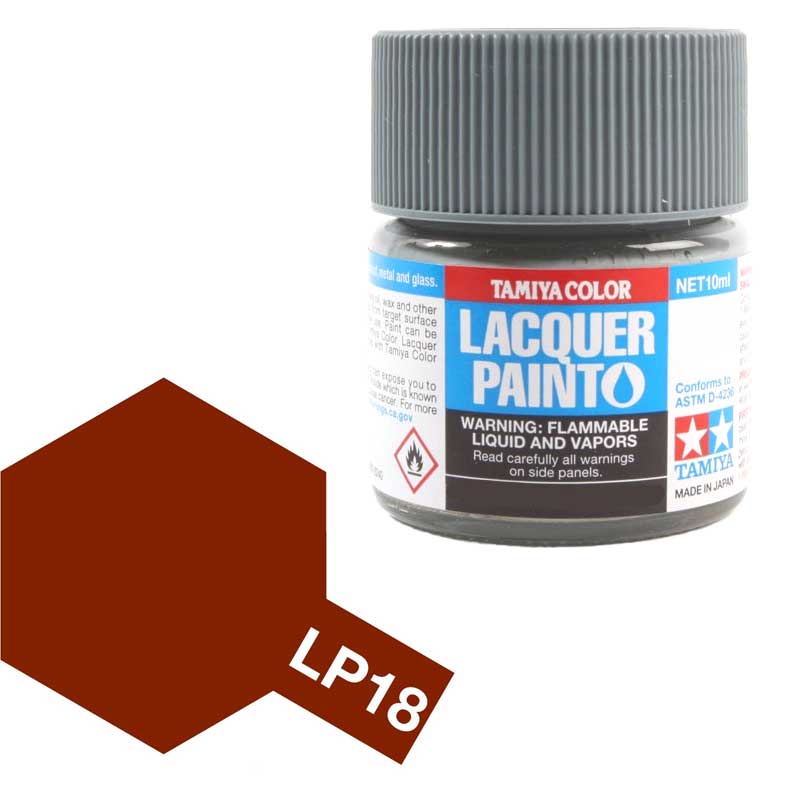 Tamiya Lacquer - LP-18 Dull Red (10ml) 82118