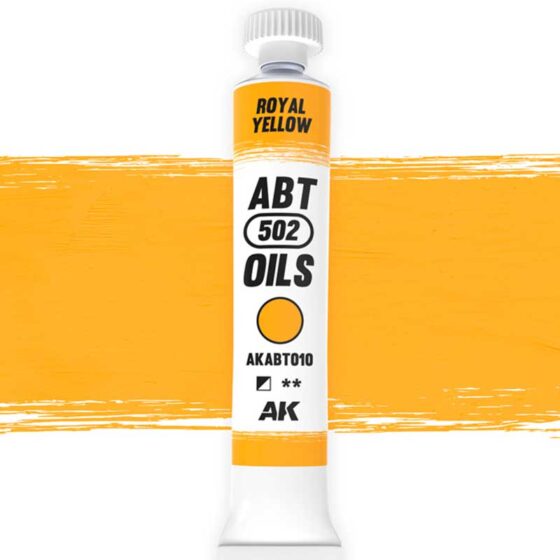 Abteilung 502 Oil Paint Royal Yellow (20ml) AKABT010
