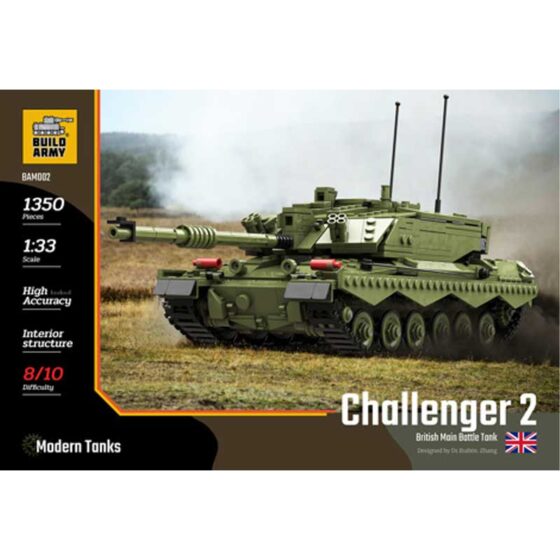 Build Army Challenger 2 Main Battle Tank 1350pcs BAM002 Build Army Challenger 2 Main Battle Tank 1350pcs BAM002