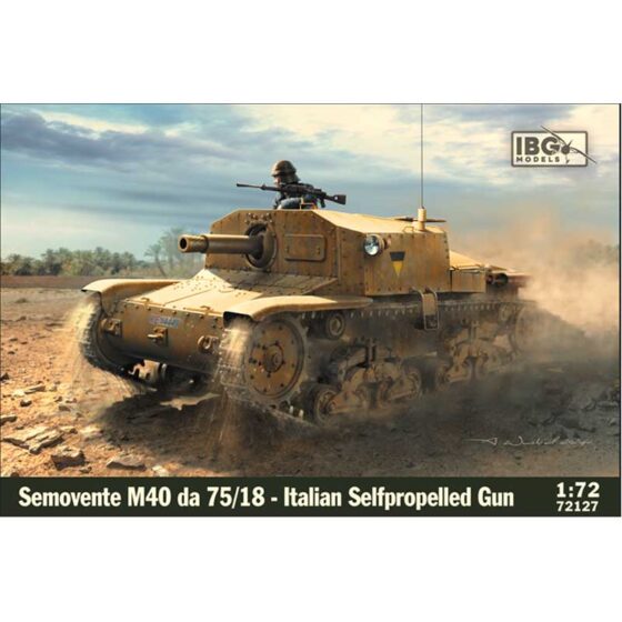 IBG Models Semovente M40 da 75/18 (1/72) 72127 IBG Models Semovente M40 da 75/18 (1/72) 72127