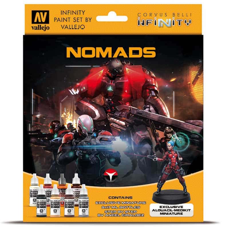 Vallejo Nomads Model Color Paint Set 70.233