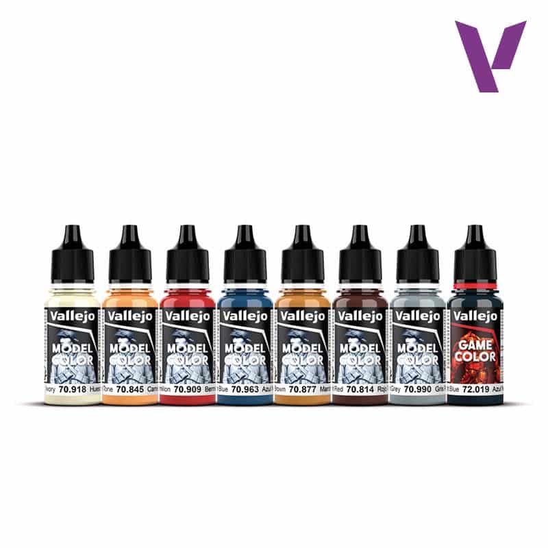 Vallejo Elves & Gnomes Model Color Paint Set 70.242