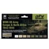 WWII US Army Europe & North Africa 1942-1945 Paint Set Vallejo 71.625
