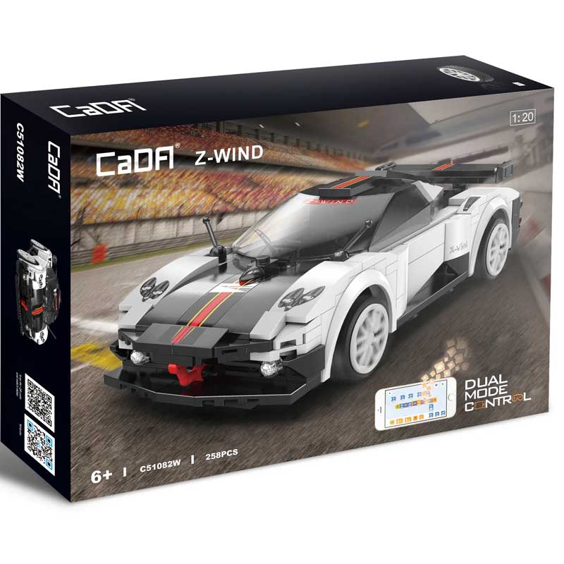 Z-Wind Sports Car 258 pcs CaDA Bricks C51082W *Damaged Box*
