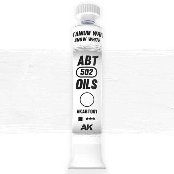 Abteilung 502 Oil Paint Titanium White / Snow White (20ml) AKABT001