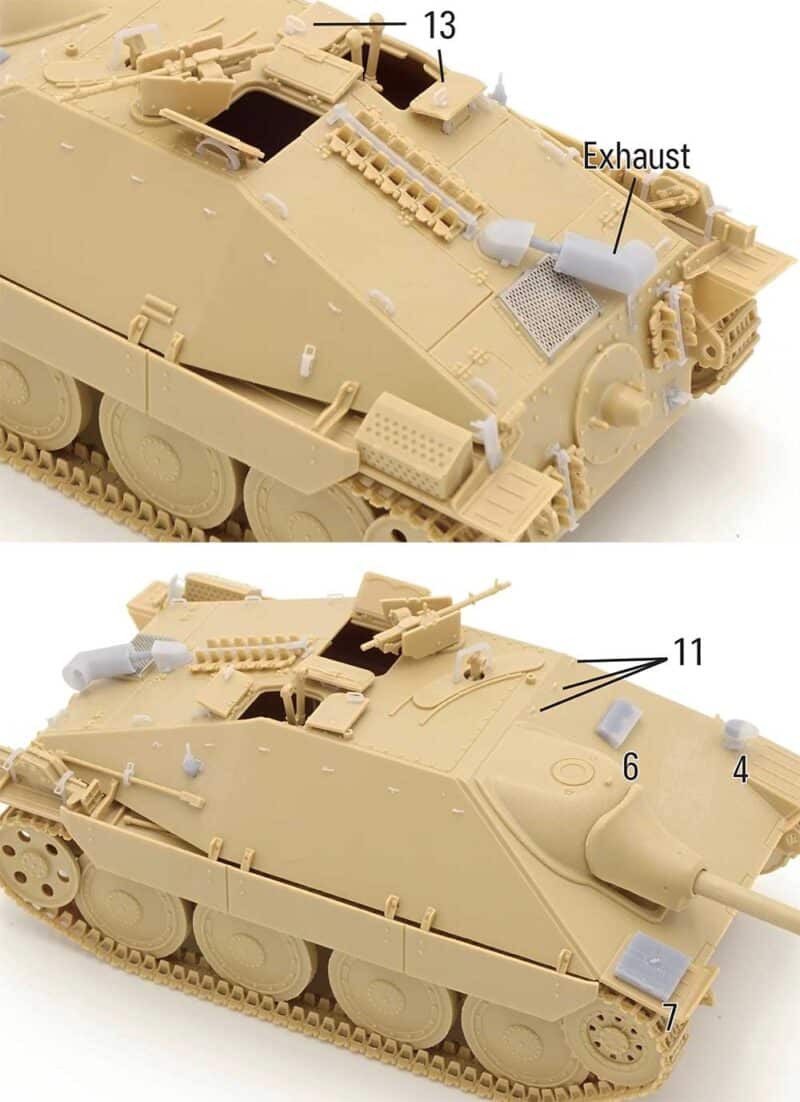 BSK Model Jagdpanzer 38 Hetzer Detail Set (1/35) BSKD35010