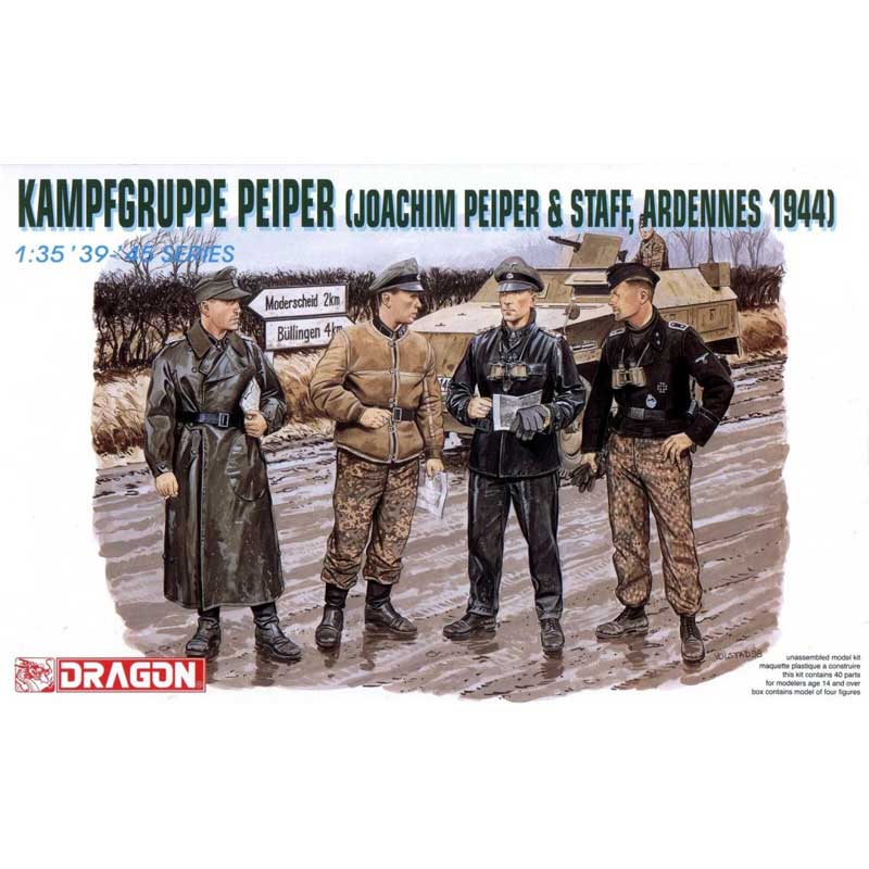 Dragon Kampfgruppe Peiper (Joachim Peiper & Staff, Ardennes 1944) (1/35) 6088