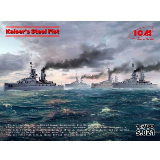 1/700 Kaiser's Steel Fist ICM S021 1/700 Kaiser's Steel Fist ICM S021