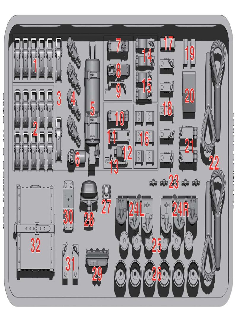 BSK Model StuG III Ausf.G Detail Set (1/35) BSKD35013