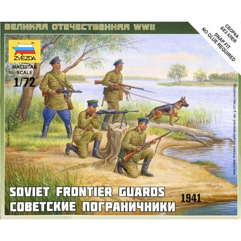 Zvezda 1941 Soviet Frontier Guards (1/72) 6144