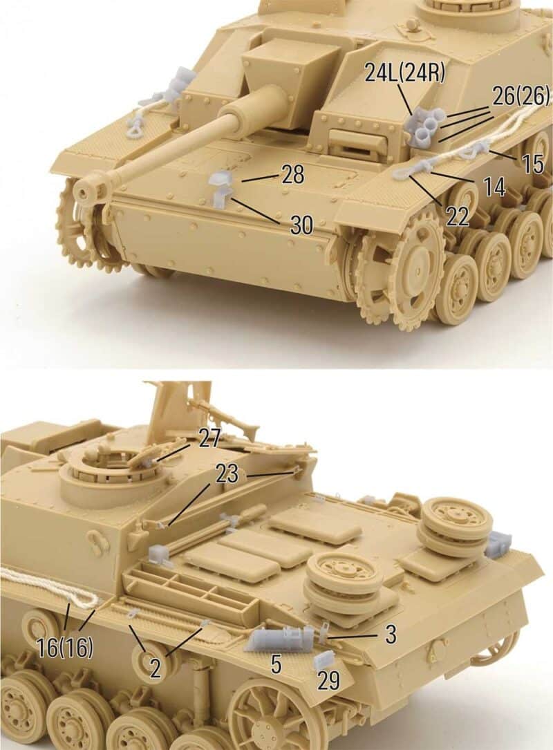 BSK Model StuG III Ausf.G Detail Set (1/35) BSKD35013