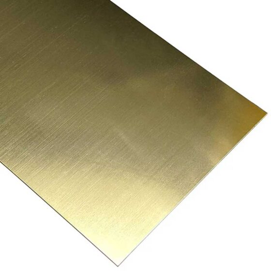 Albion Alloys Brass Sheet (0.4mm x 100 x 250mm) (1pk) SM7M Albion Alloys Brass Sheet (0.4mm x 100 x 250mm) (1pk) SM7M