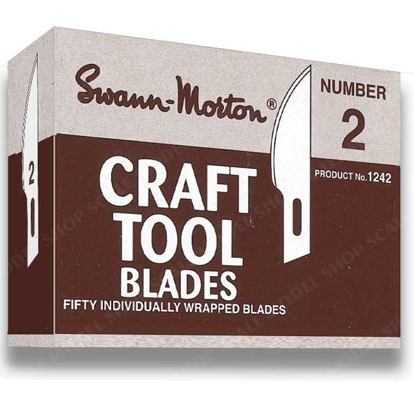 Swann Morton No.2 Craft Tool Blades (50 Pack) 1242 Swann Morton No.2 Craft Tool Blades (50 Pack) 1242
