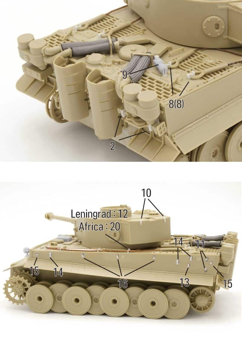 BSK Model Tiger Initial Prod Detail Set (1/35) BSKD35014